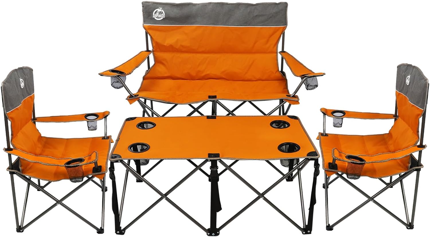 Folding Camping Chair Set of 4 for Outdoor Travel and Beach