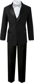 Spring Notion Boys' Classic Fit Tuxedo Set No Tail - Classic Occasion