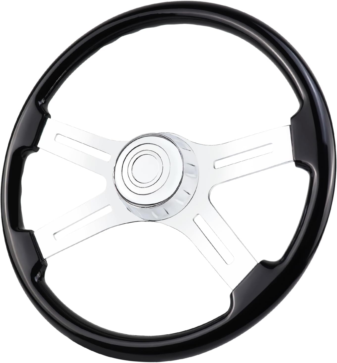 18 Inch Solid Wood Steering Wheel for Trucks and Semi-Trailers