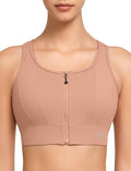 Yvette Front Closure Sports Bras for Women High Support Large Bust