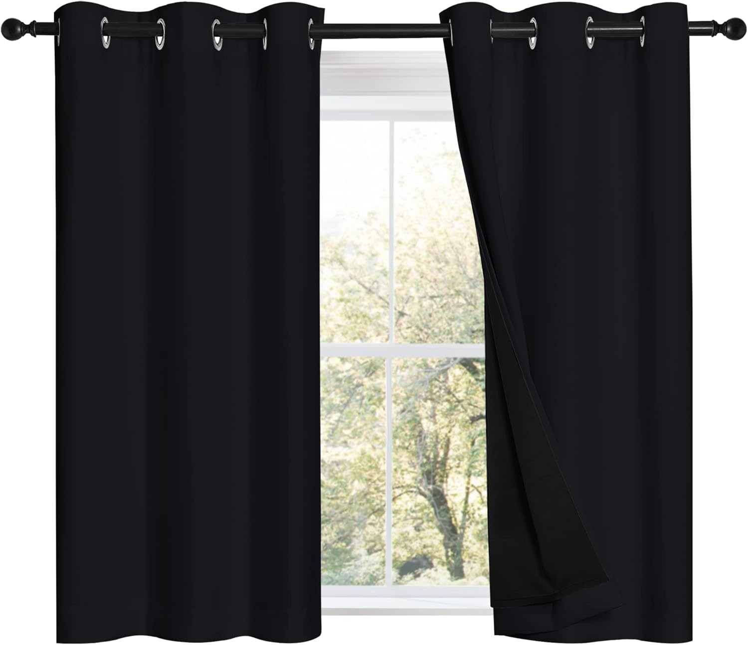 NICETOWN Blackout Curtains 100% Blackout Thermal Insulated Drapes