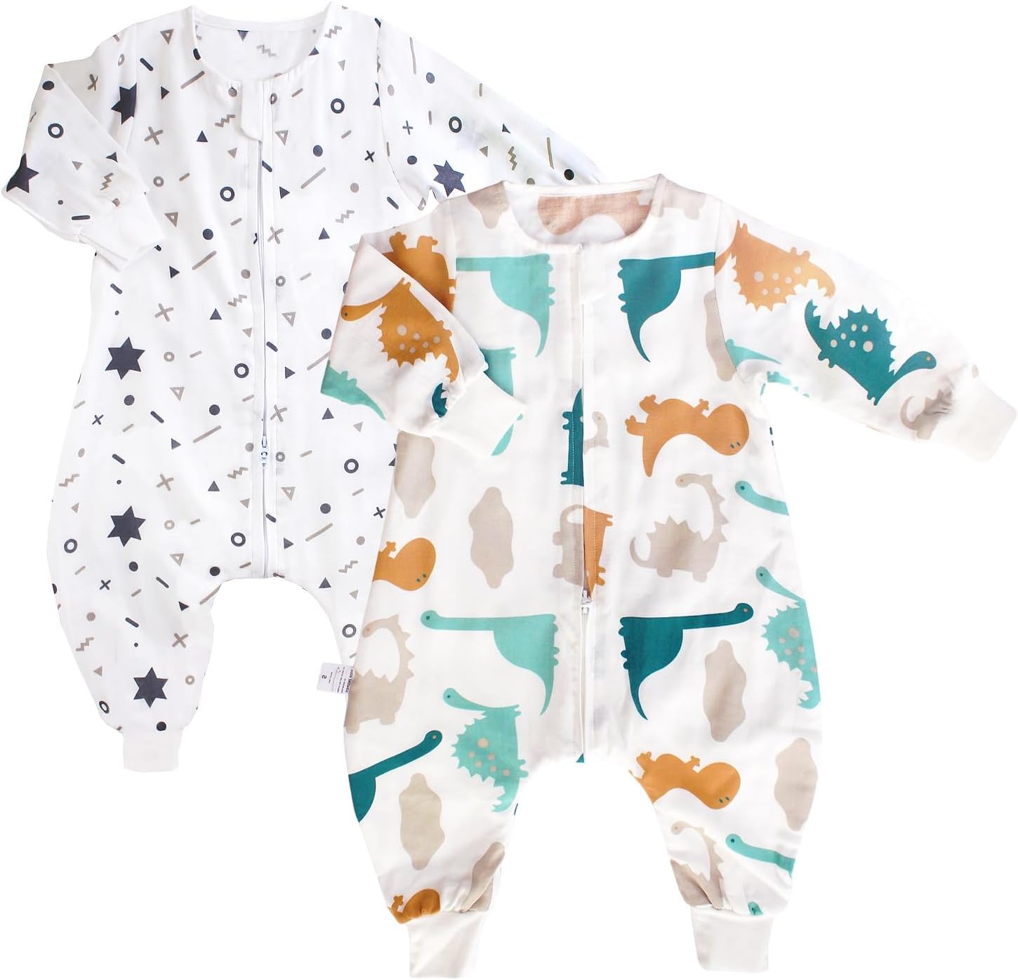 Toddler Muslin 100% Cotton Sleeping Sack with Legs for Comfort