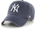 47 Brand MLB Vintage Navy Primary Logo Clean Up Cap - Adjustable Fit