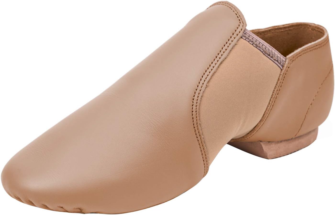 Stelle Jazz Shoes for Girls Boys Leather Slip-On Dance Shoes