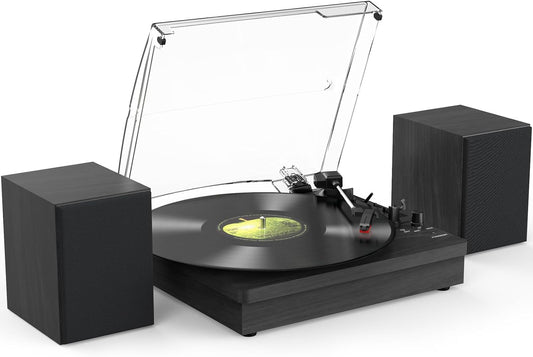 Retrolife Vinyl Record Player with Bluetooth & Stereo Speakers
