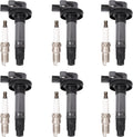 Set of 6 Ignition Coil Pack and Spark Plugs Fits 3.5 3.7 V6 - Reliable
