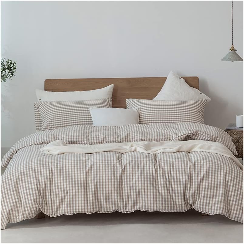 F.Y.Dreams 100% Washed Cotton Duvet Cover for Weighted Blanket