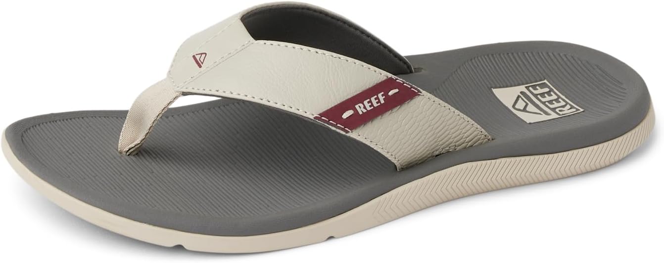 REEF Santa Ana Men's Flip Flop with Arch Support and Comfort