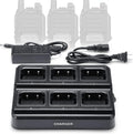 BAOFENG Six Way Charger Desktop Charger Base for UV-9G and UV-9R