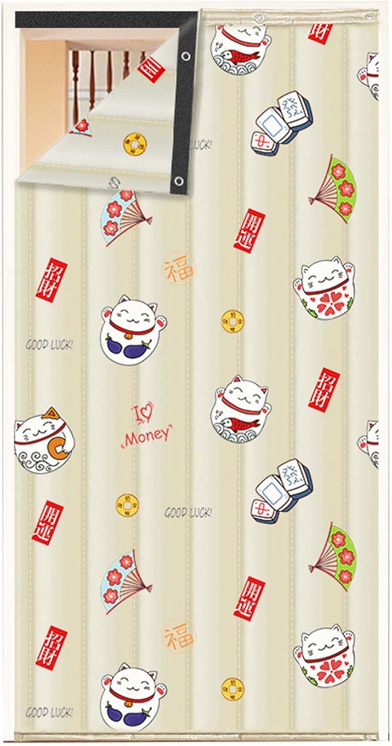 Insulated Magnetic Door Curtain: Year-Round Comfort Solution