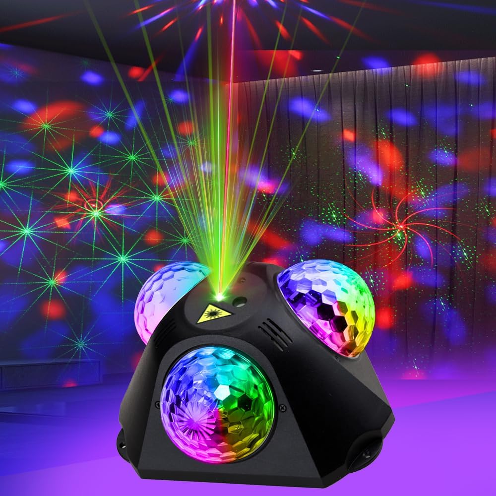Disco Ball Lights for Parties with Remote Control for Events