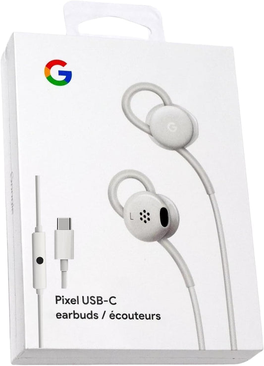 GOOGLE Wired Earbuds - Comfort Fit, Inline Controls, Type-C Compatible