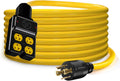 NEMA L14-30P to 4x 5-20R/5-15R & L14-30R Generator Adapter - Power