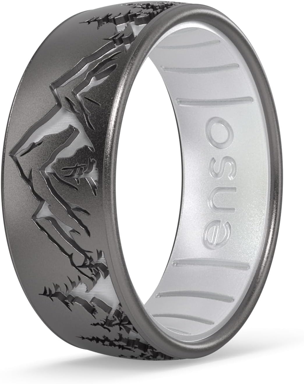 Etched Classic Silicone Rings - Nature Collection by Enso Rings