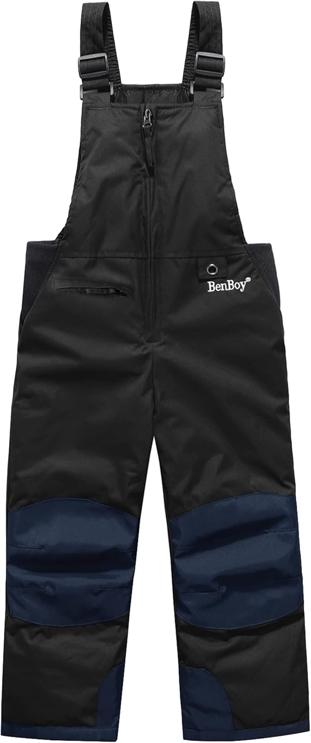 BenBoy Boys Snow Bibs - Waterproof & Warm
