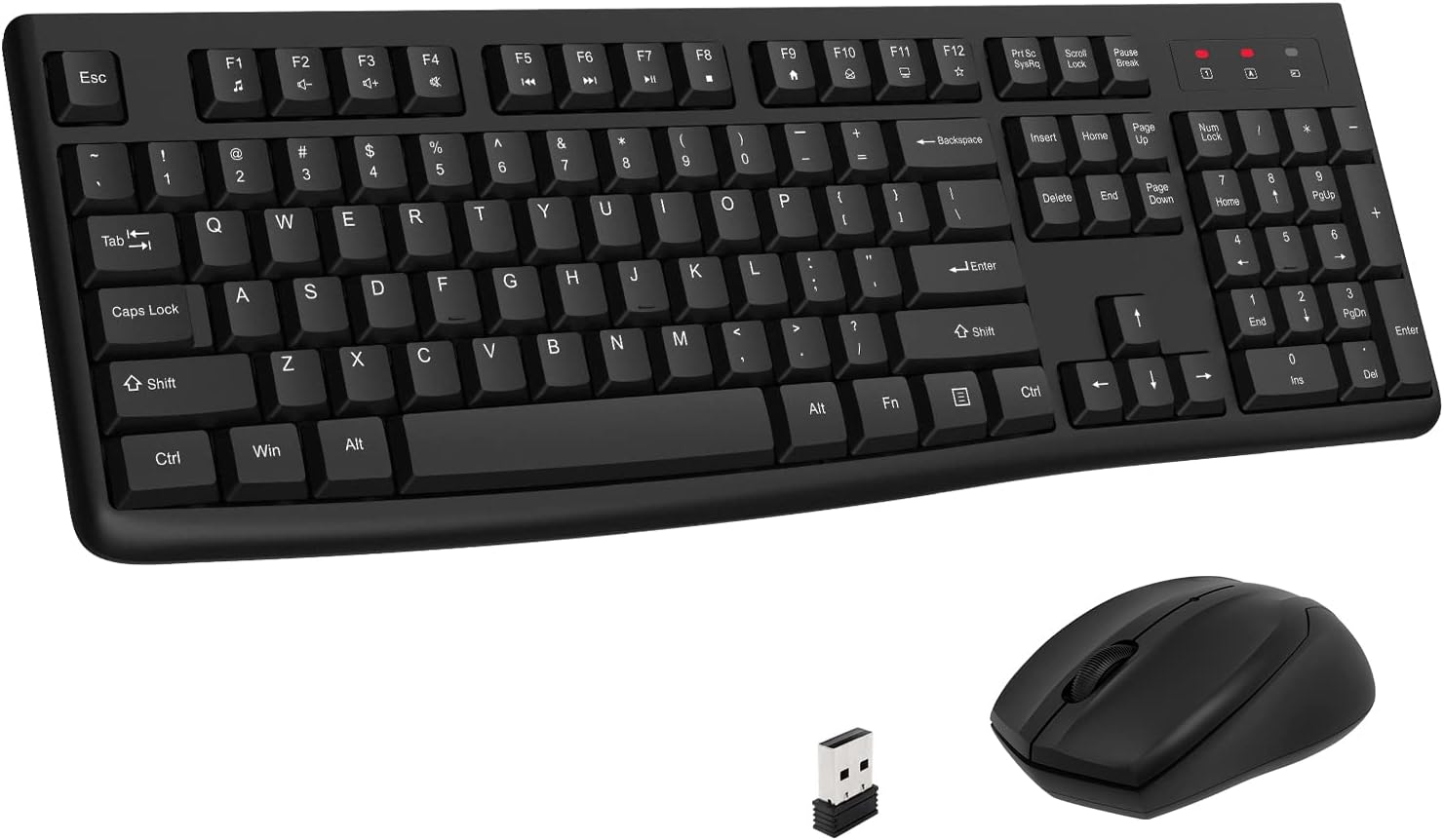 EDJO Wireless Keyboard & Mouse Combo - Ultimate Convenience