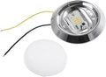 12V Car Reading Light LED Round Dome Light - Warm Yellow Interior Lamp