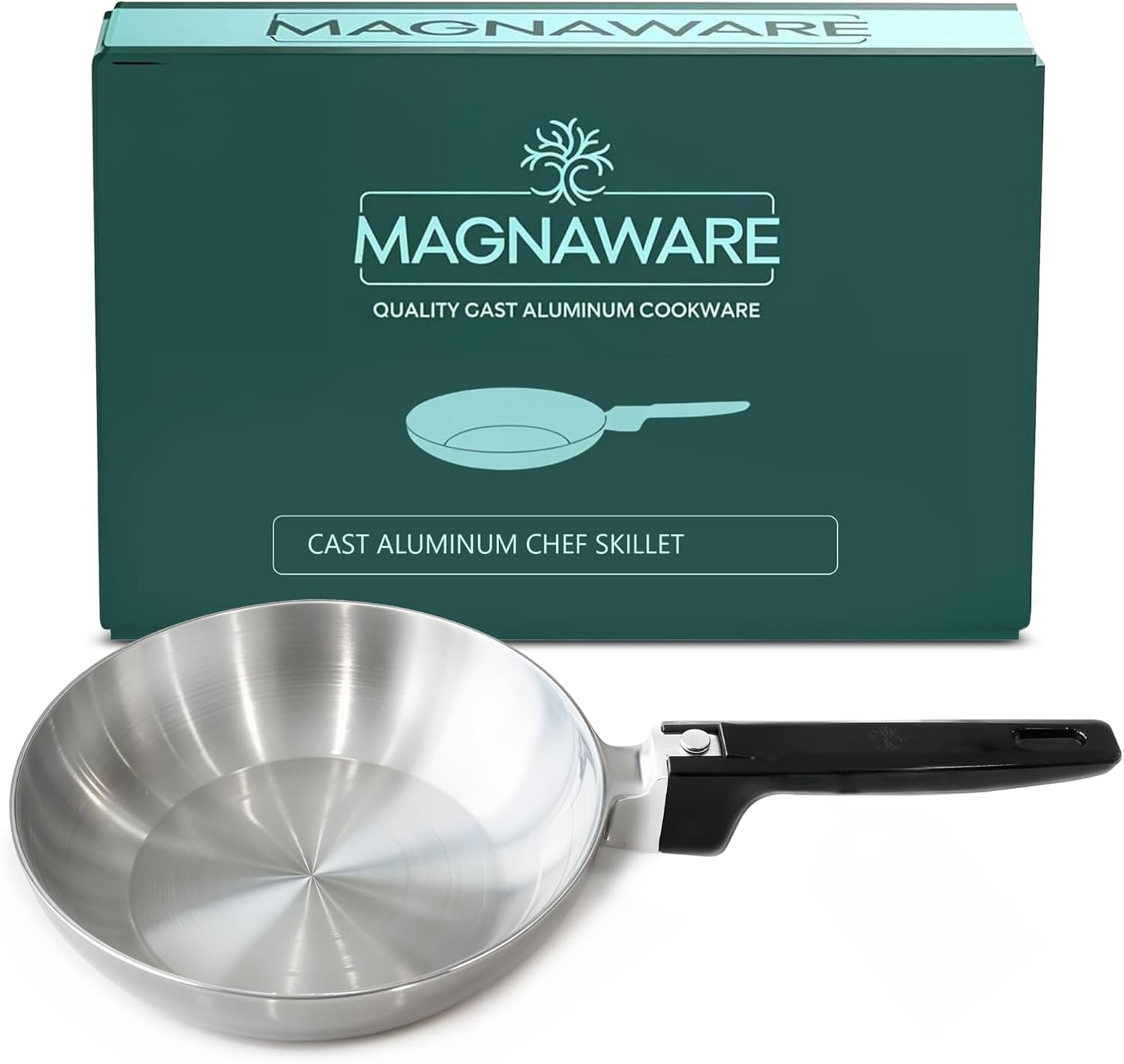 Chef Skillet with Quick Heat Distribution and Vintage Design