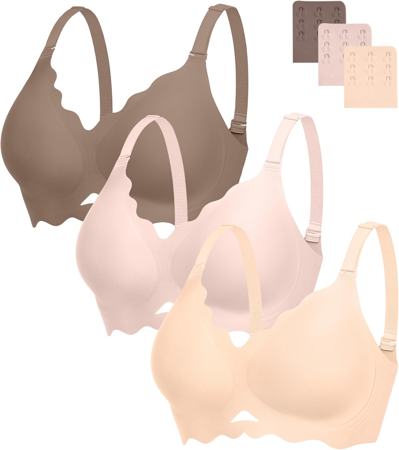 Jelly Bras for Women with Support - Wireless Seamless Comfort