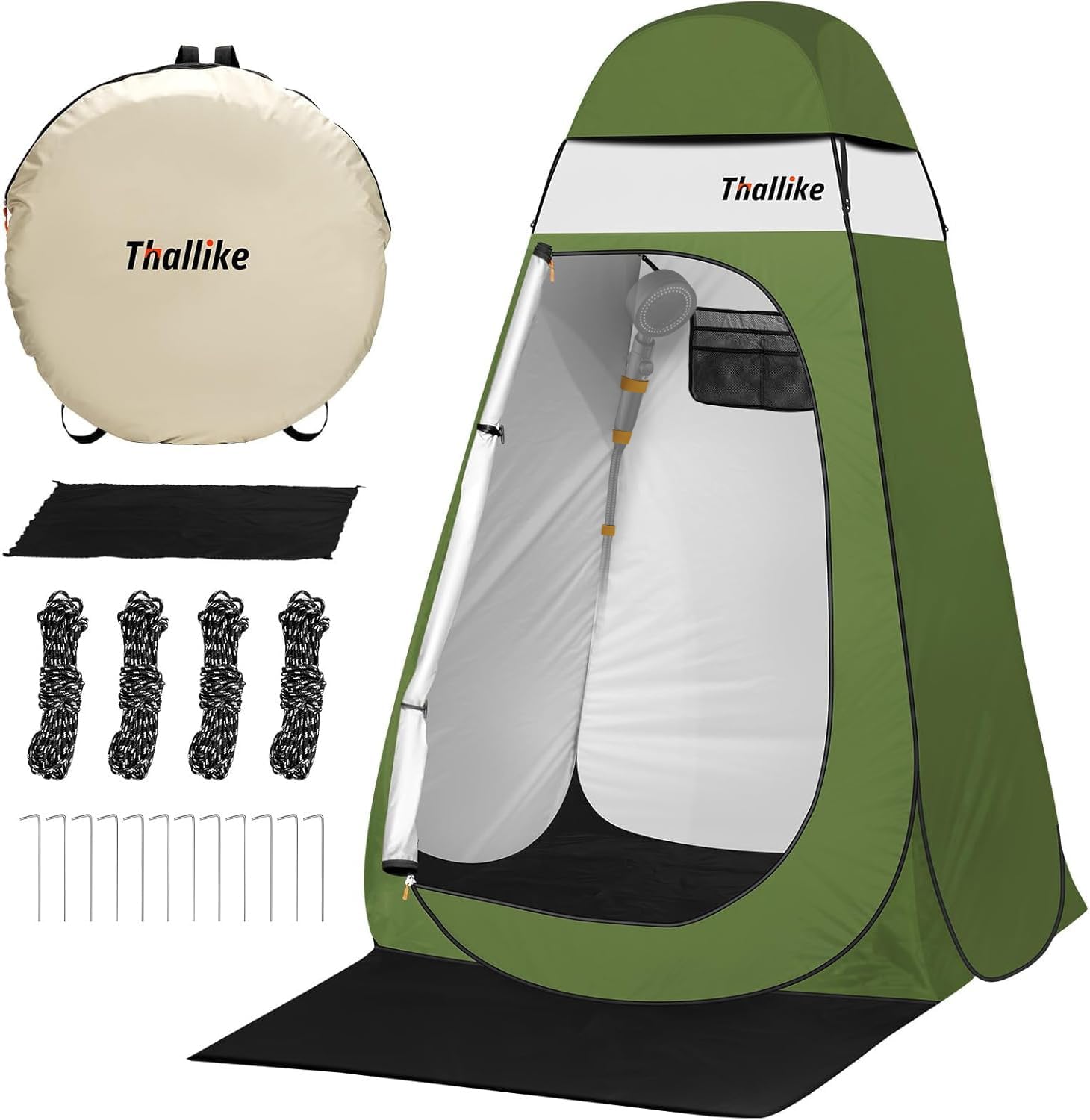 Upgrade Pop Up Privacy Shower Tent for Camping & Outdoor Use