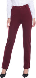 ZTN Women's Stretchy Dress Pants 28in/30in Pull-on Trousers - Work 5ft