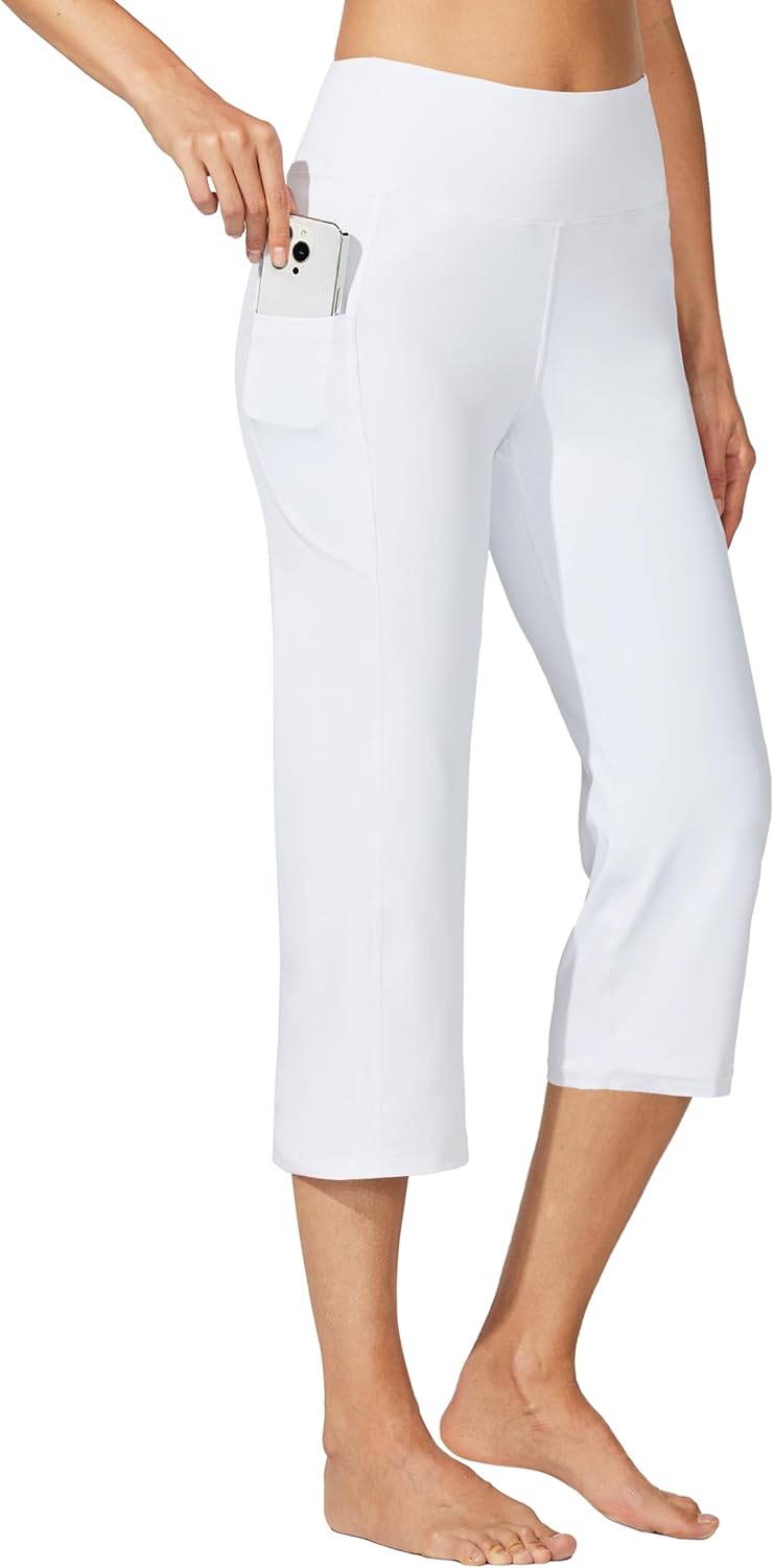 Willit Women's Yoga Capris Pants for Comfort and Style