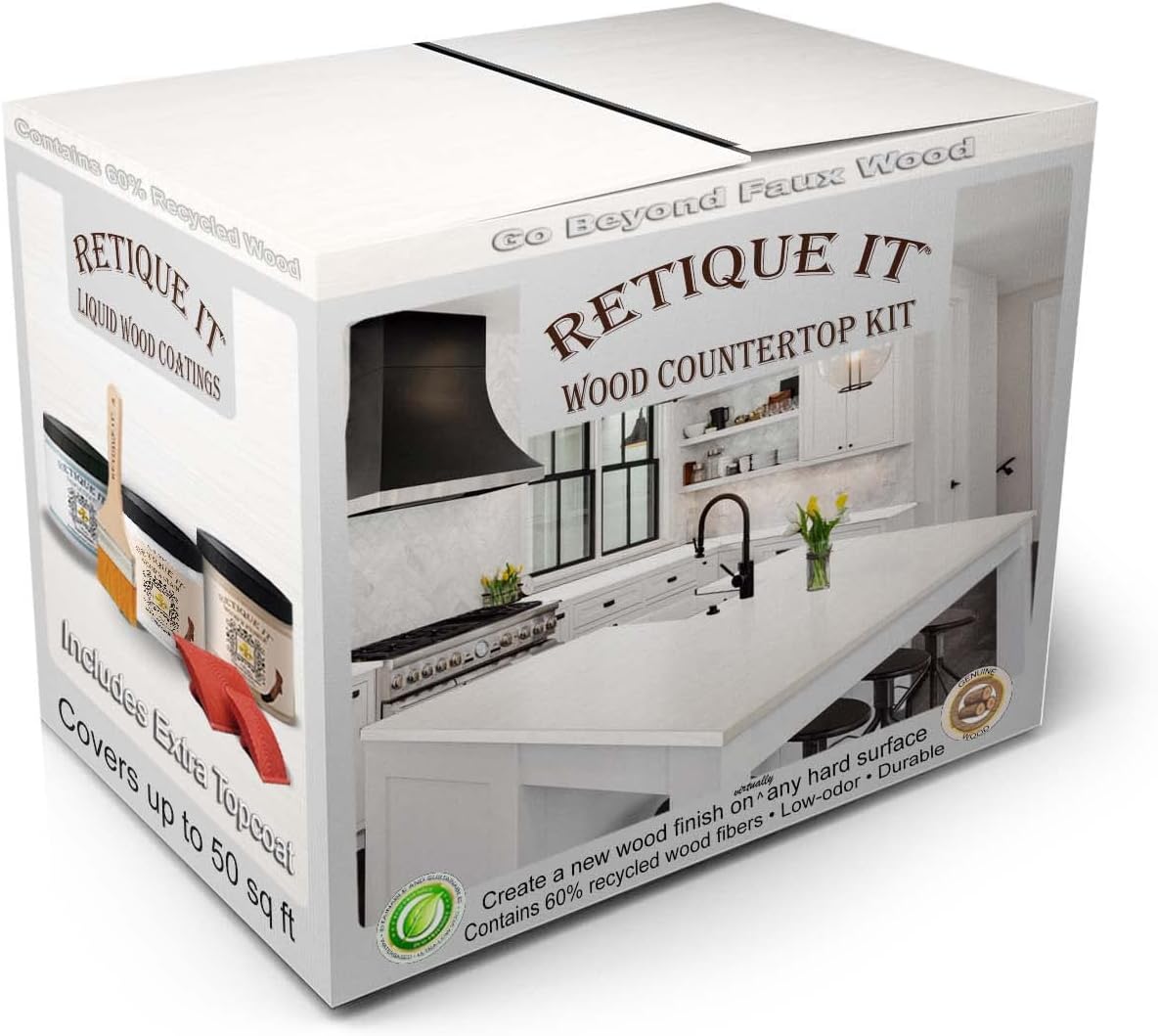 Retique It Wood Finish Countertop Kit for Stunning Transformations