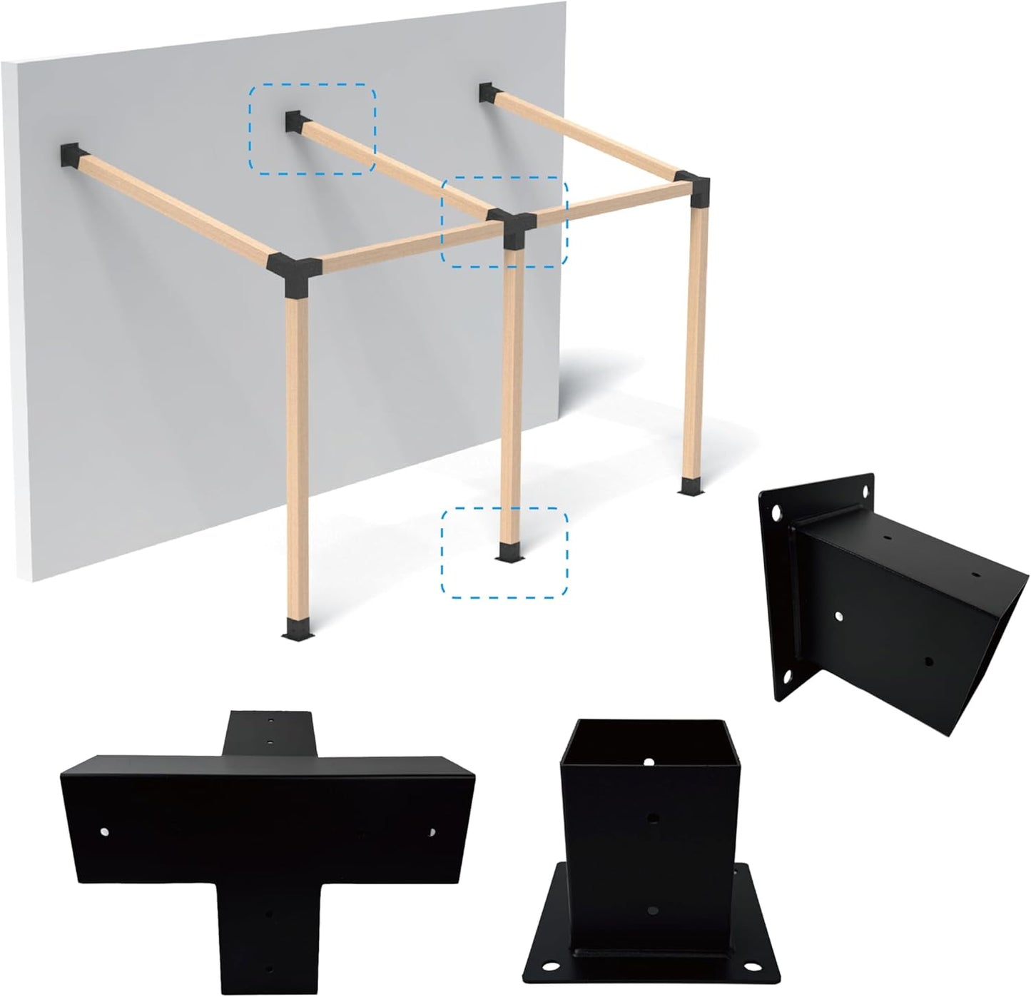 Pergola Bracket Kit 4x4 for Easy Installation and Durability