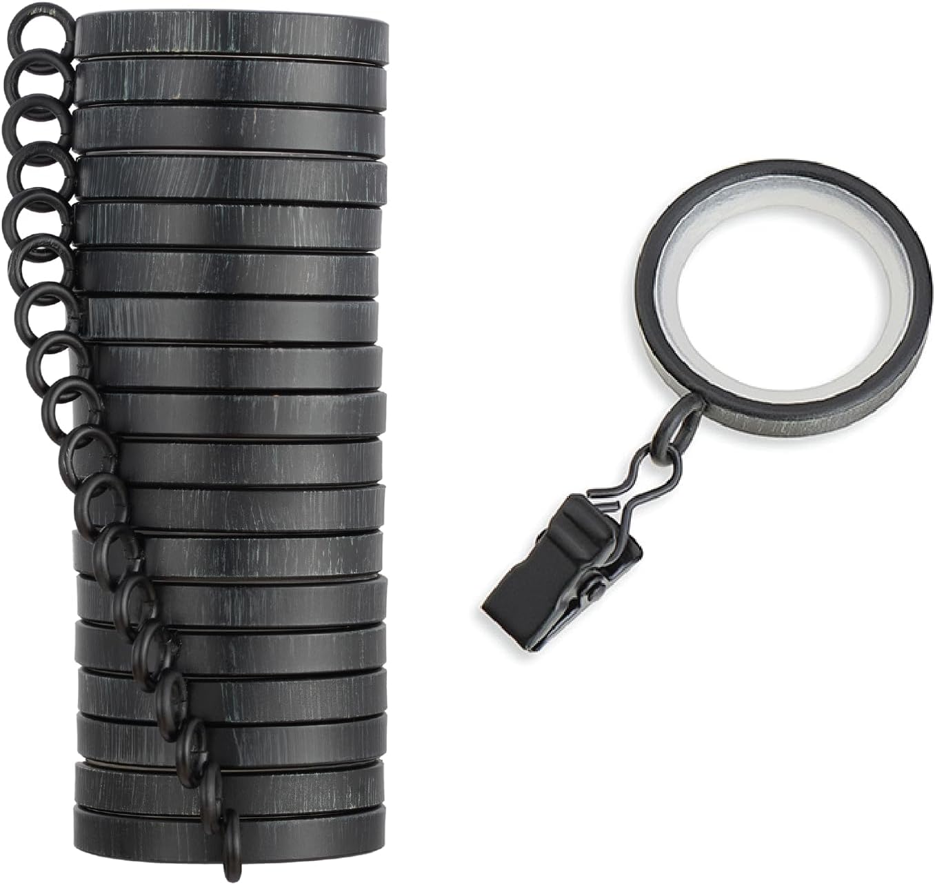 Premium Easy Glide Curtain Rings for Stylish Window Treatments