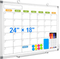 Magnetic Monthly Dry Erase Calendar Whiteboard for Wall Use