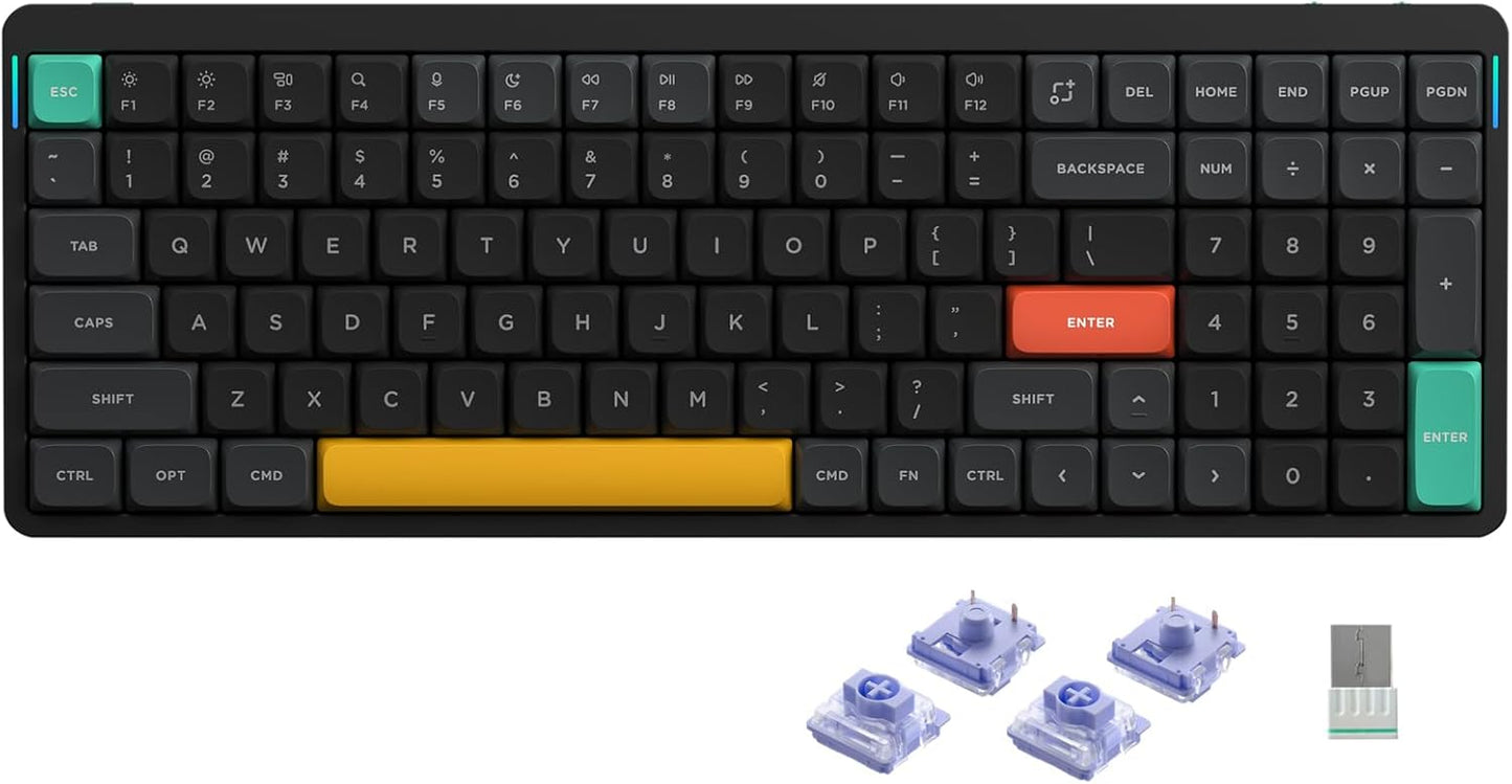 nuphy Air96 V2 Wireless Mechanical Keyboard with RGB Backlit