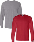 Gildan Adult DryBlend Long Sleeve T-Shirt 2-Pack - Moisture-Wicking