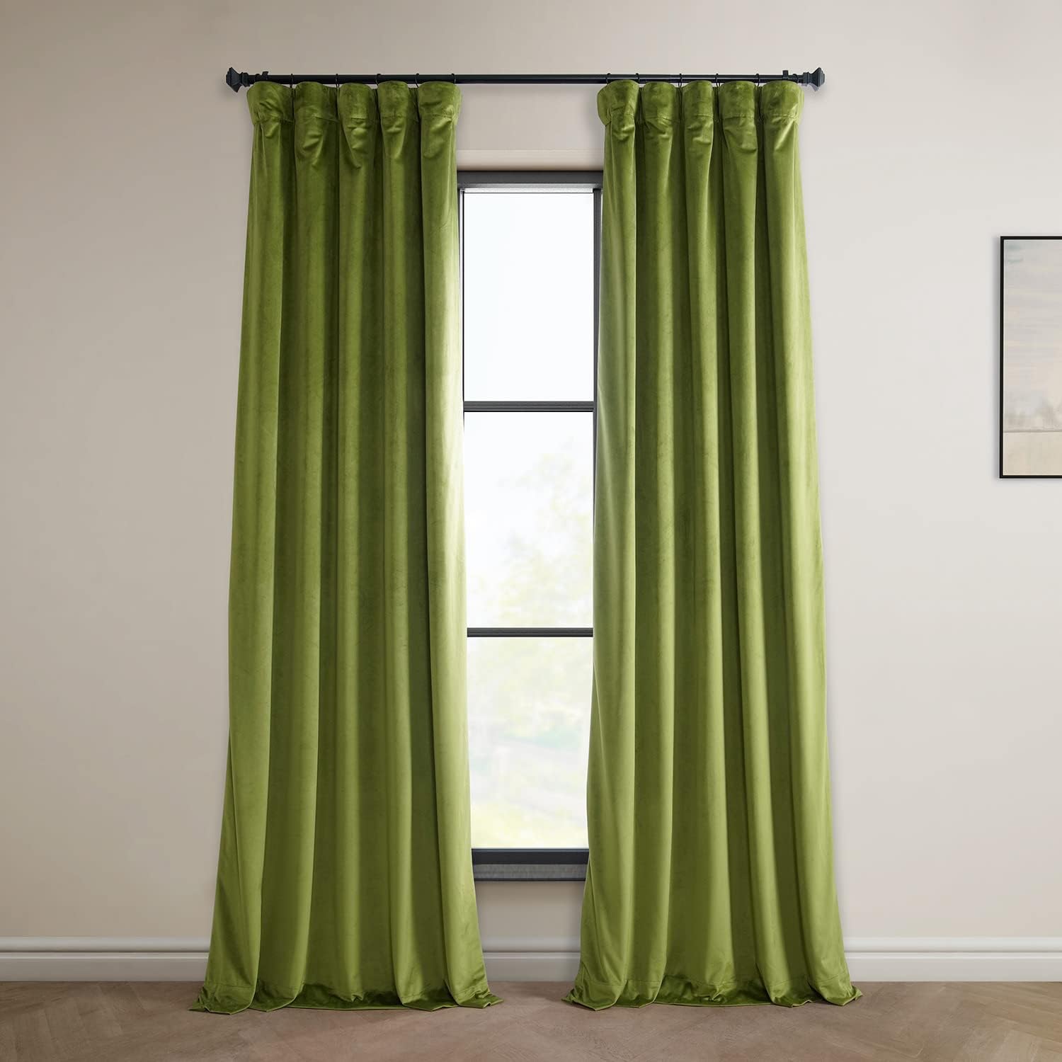 HPD Half Price Drapes Heritage Plush Velvet Room Darkening Curtains