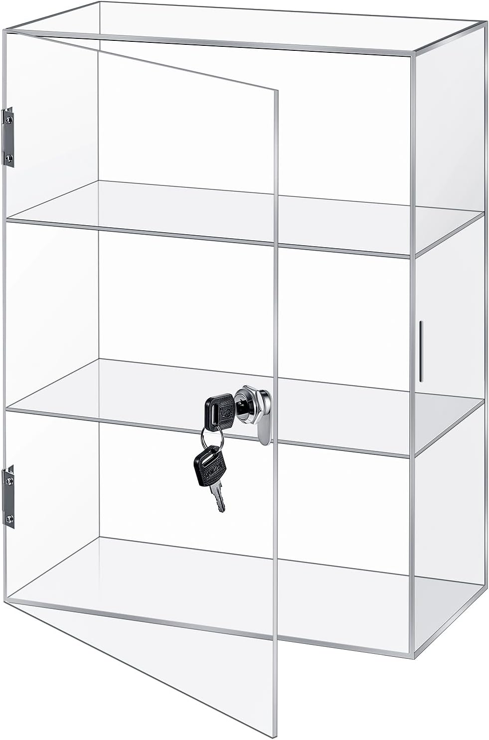 Acrylic Display Case with Lock for Safe Storage and Showcase