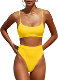High Waisted Bikini Sets for Women Two Piece Swimsuit - Tummy Control