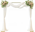 8x8 FT Square Wedding Arch Stand - Heavy-Duty Metal Backdrop Frame