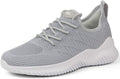Womens Walking Tennis Shoes Slip On Memory Foam - Lightweight Pair