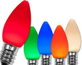 Wintergreen Lighting OptiCore C7 LED Bulbs 25 Pack - Heavy Duty