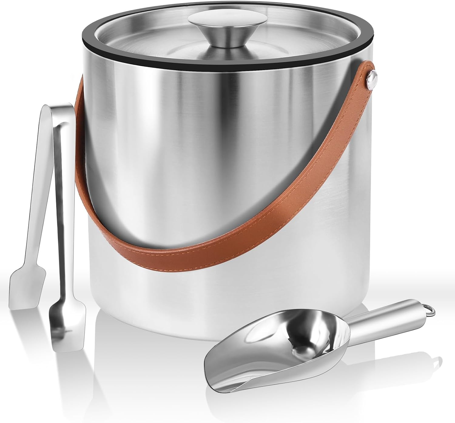 Double-Wall Insulated Ice Bucket for Parties and Cocktails
