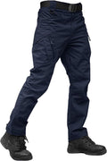 TACVASEN Men's Tactical Pants 9 Pockets Cargo - Durable, Water Shoes