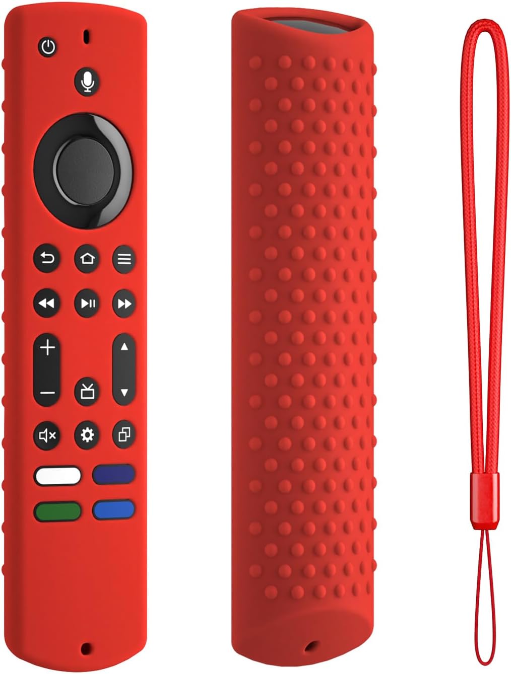 Fire TV Stick 4K Max Remote Cover - Hi Color Red