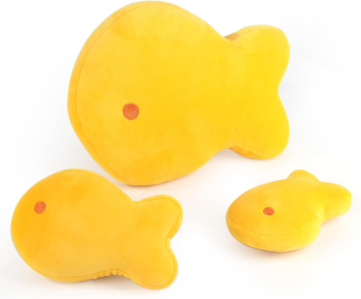 LotFancy Goldfish Plush Set - Cute Kawaii Decor