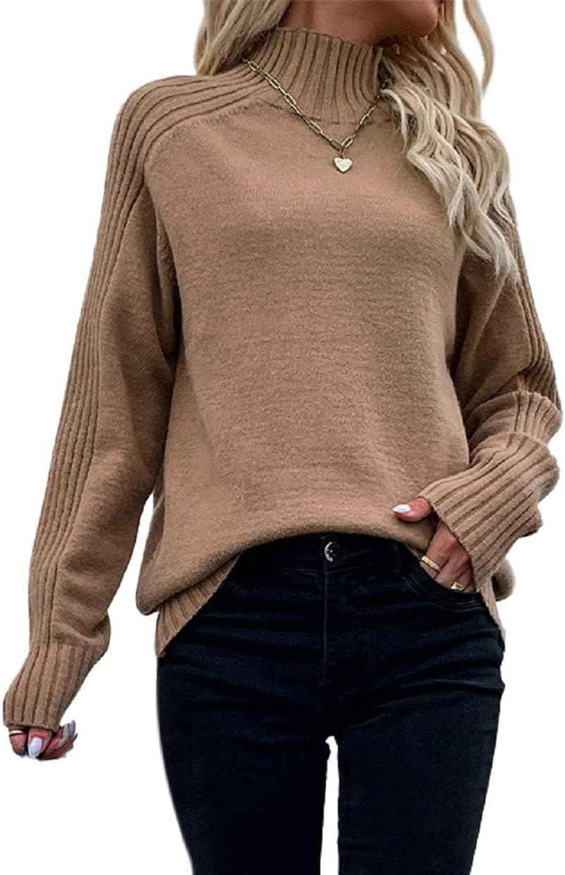 Les umes Womens Turtleneck Sweaters for Cozy Casual Style