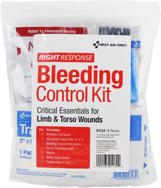 Critical Essentials Bleeding Control Kit for Limb & Torso Wounds