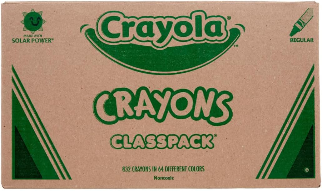 Crayola Crayon Classpack 832 Count for Creative Classrooms