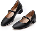 Mary Jane Shoes Low Heels Dress Pumps for Women - Stable 2in Block Up