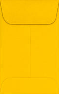 #1 Coin Envelopes 2 1/4 in x 3 1/2 in Sunflower Yellow - Durable 250