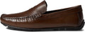 Men's Leather Casual Slip On Penny Loafers - Handcrafted Comfort