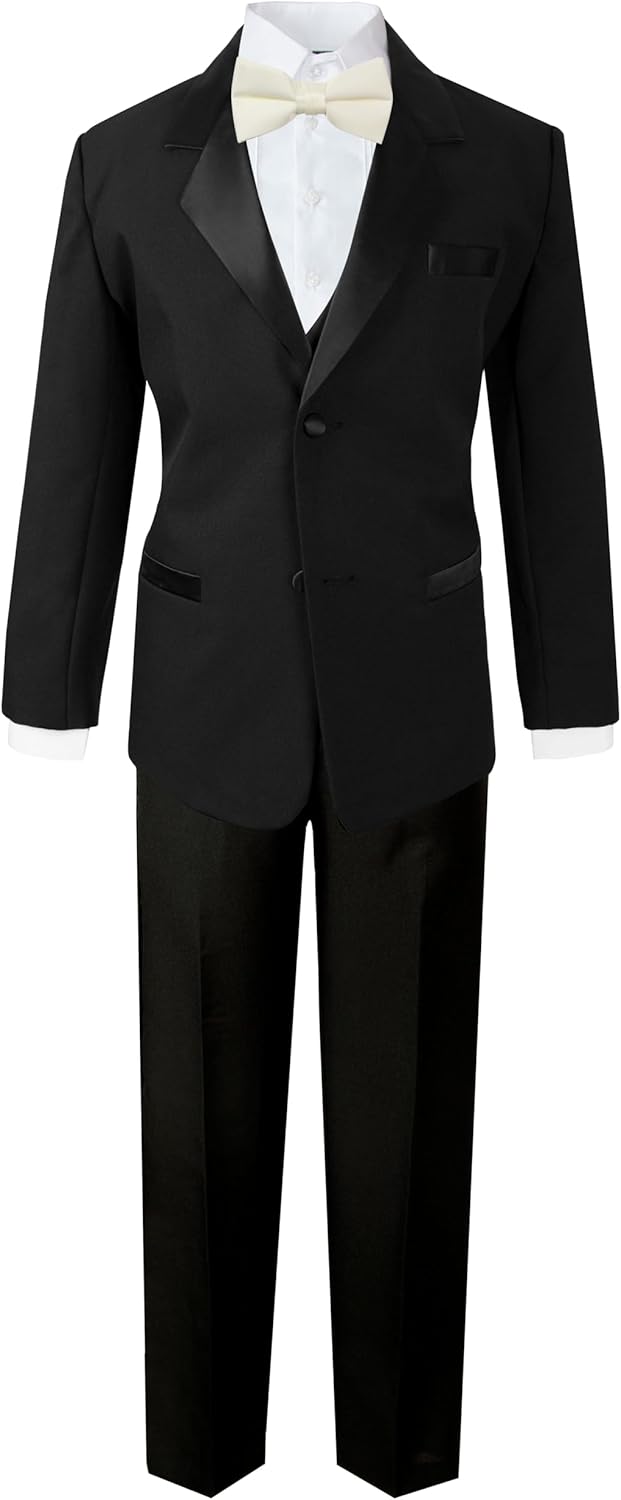 Spring Notion Boys' Classic Fit Tuxedo Set for Special Occasions