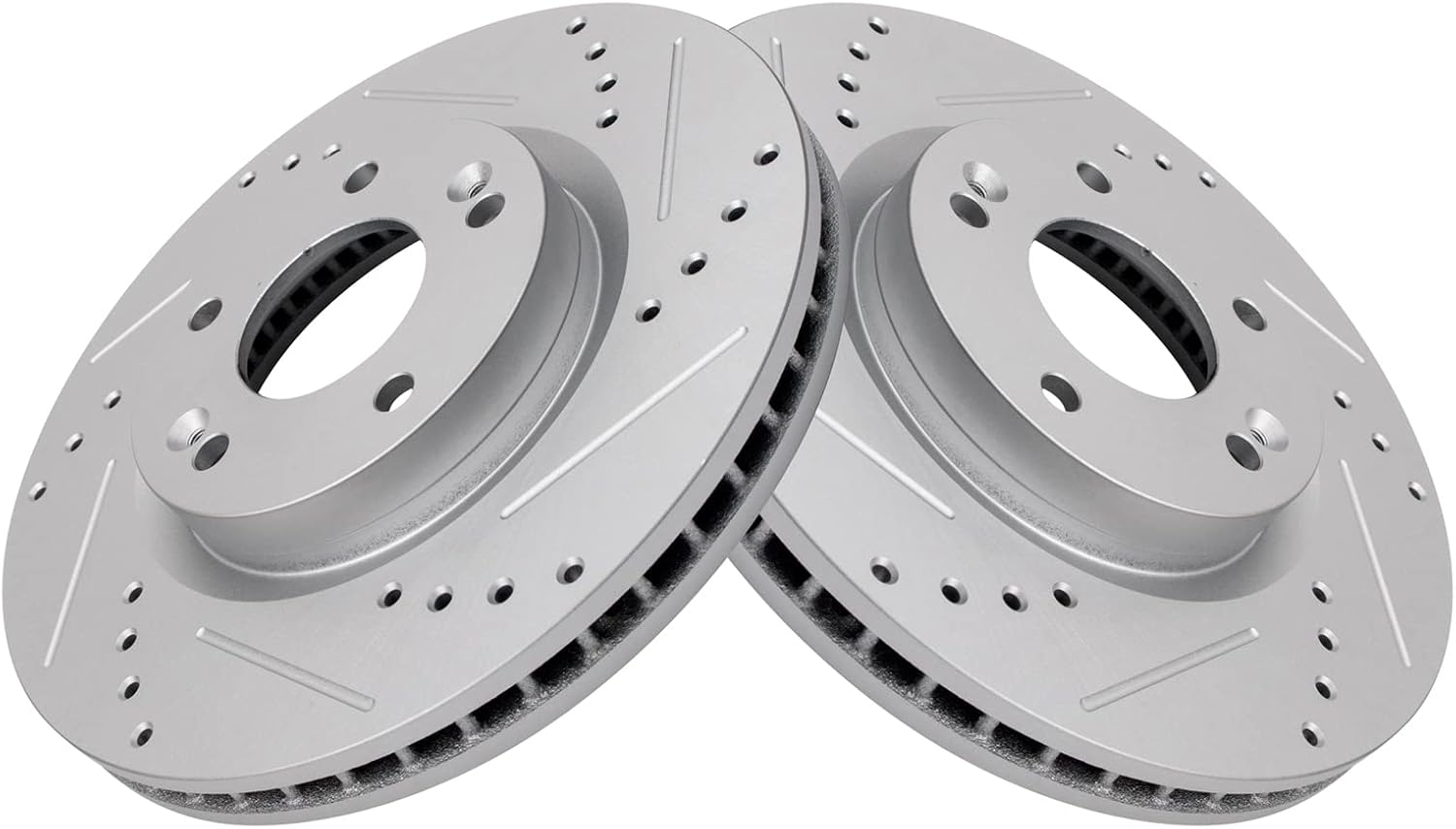 TRQ Front Performance Brake Rotors Set for Hyundai Santa Fe